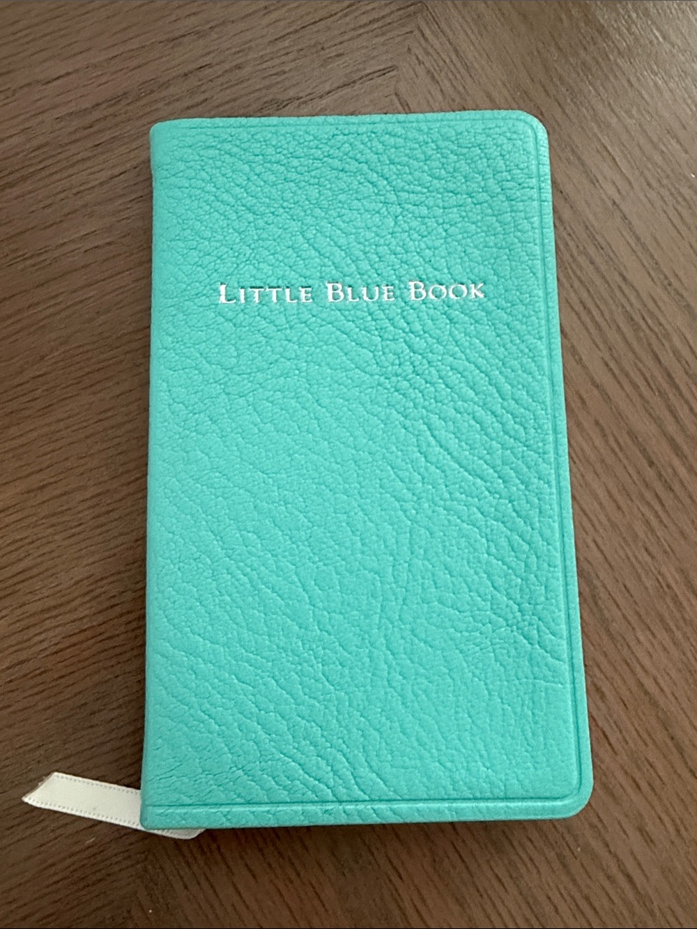 Tiffany & Co. Leather Little Blue Book